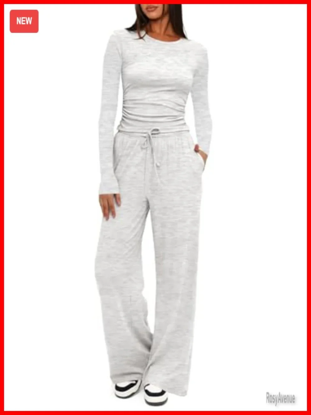 Women's 2 Piece Lounge Set Long Sleeve Tracksuit Sets Travel Outfits Sets
